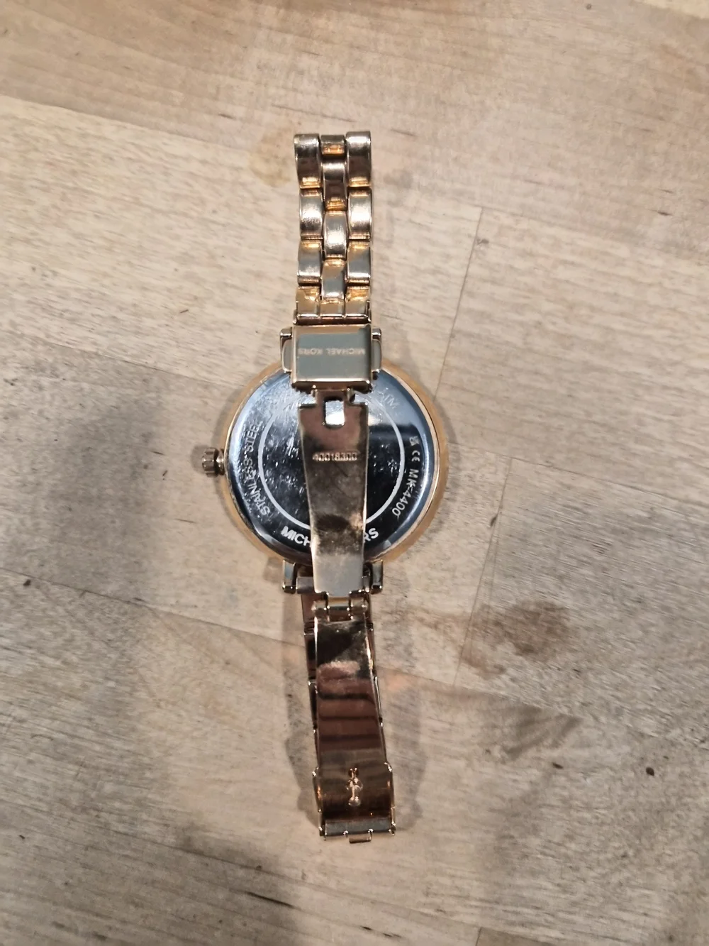 Michael Kors Rose Gold Crystal-Trim Women's Watch